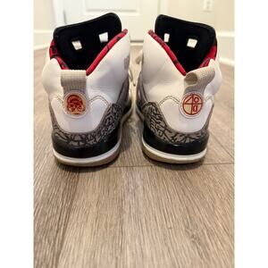 Youth Nike Air Jordan Spizike Brooklyn White Cement Sneakers 4.5Y shoes